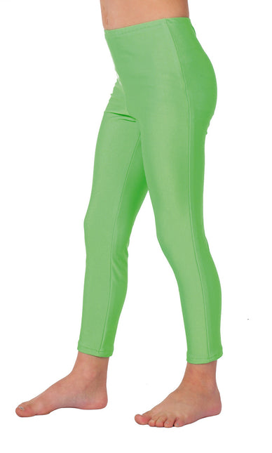 Zielone legginsy dziecięce