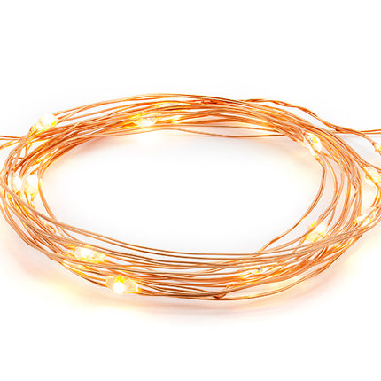 Girlanda świetlna LED miedziana 1,9 m