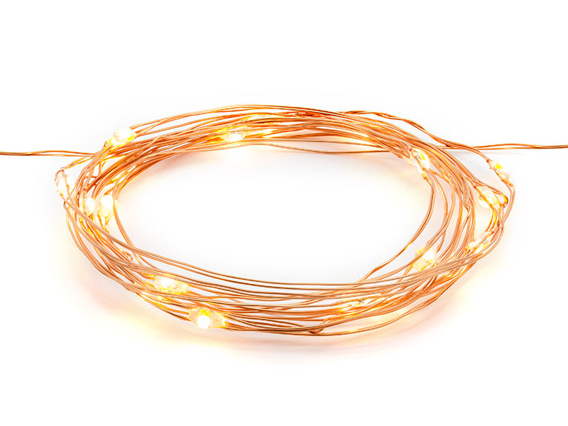 Girlanda świetlna LED miedziana 1,9 m