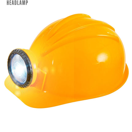 Kask budowlany z oświetleniem