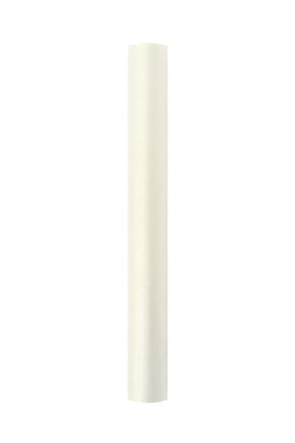 Biała pastelowa tkanina organza 36cm 9m
