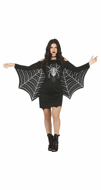Sukienka damska na Halloween z pająkami