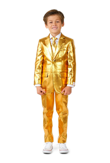 Chłopiec w złotym kombinezonie <tc>OppoSuits</tc>