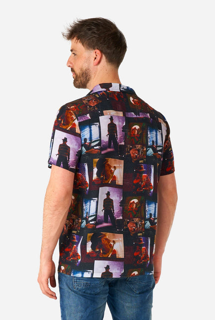 Koszula z krótkimi rękawami A Nightmare On Elmstreet Men <tc>OppoSuits</tc>