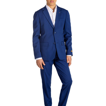 Ciemnoniebieski codzienny garnitur chłopięcy dla nastolatków <tc>OppoSuits</tc>
