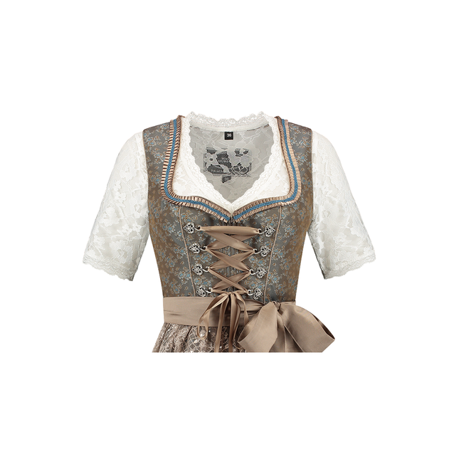 Zielona sukienka Dirndl Oktoberfest Ladies Jaquard