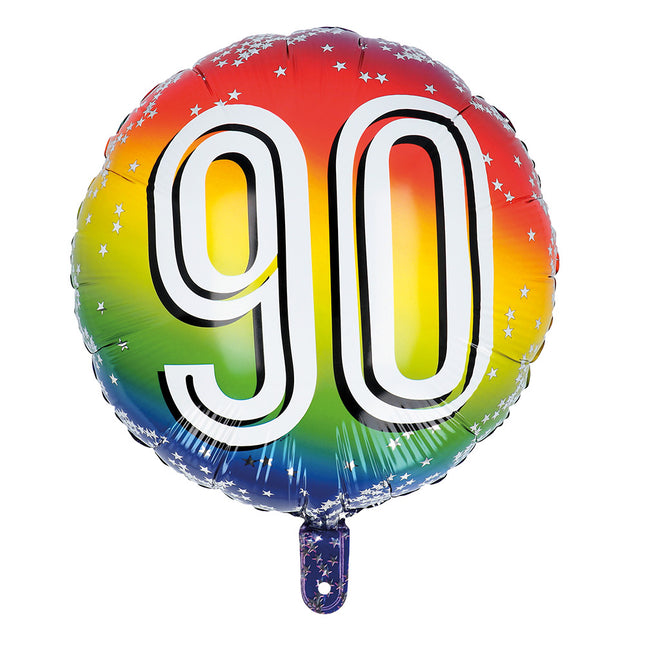 Balon helowy na 90 lat 45 cm