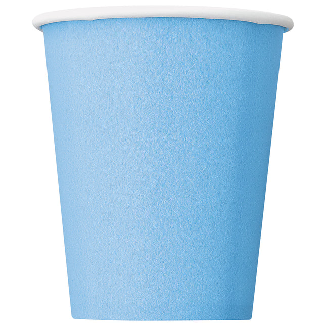 Niebieskie kubki 266ml 8szt