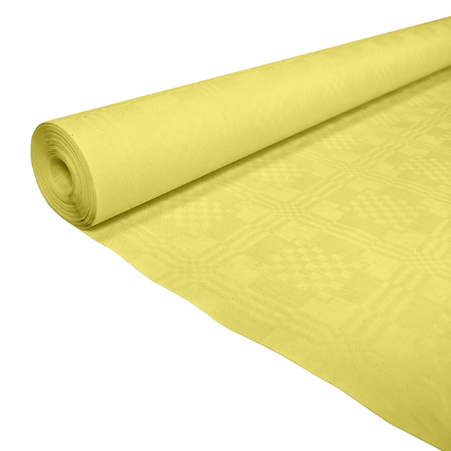 Papierowy obrus żółty 8m