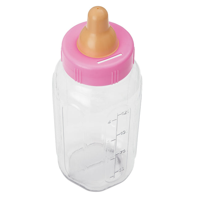Butelka dla niemowląt różowa 28 cm