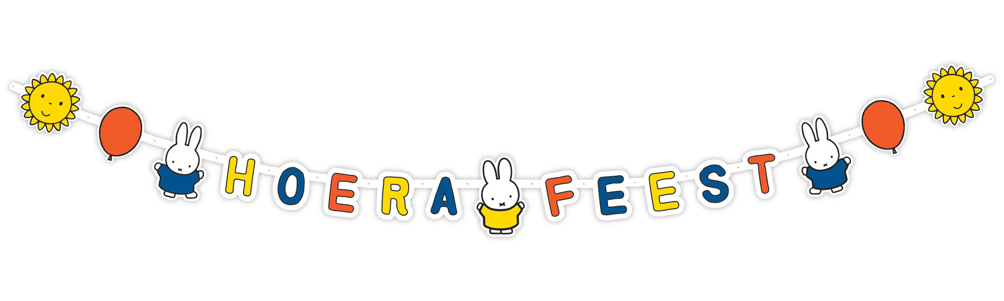 Girlanda z listów Miffy 2,2 m