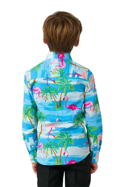 Hawaii Flamingo Shirt Boy <tc>OppoSuits</tc>