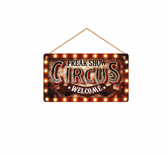 Wisząca dekoracja na Halloween Freak Show 35 cm