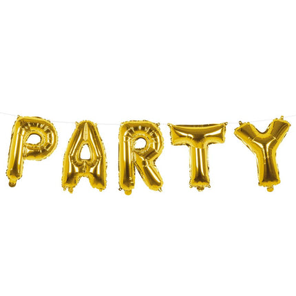Girlanda ze złotymi literami Party 3m