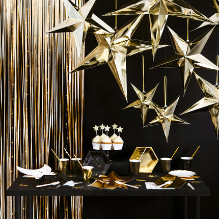 Golden Lampion Star 45 cm