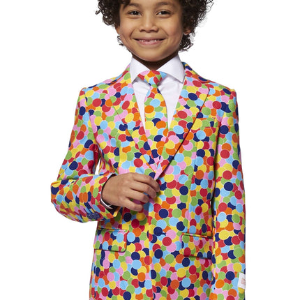 Chłopiec w garniturze z konfetti <tc>OppoSuits</tc>