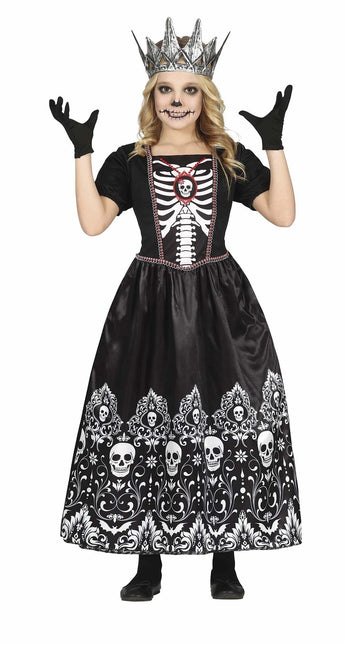 Gotycki kostium na Halloween Dziewczyna Królowa