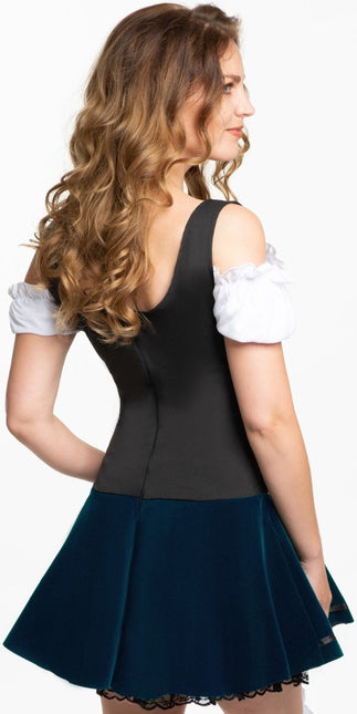 Sukienka Dirndl Oktoberfest Czerwone kokardki