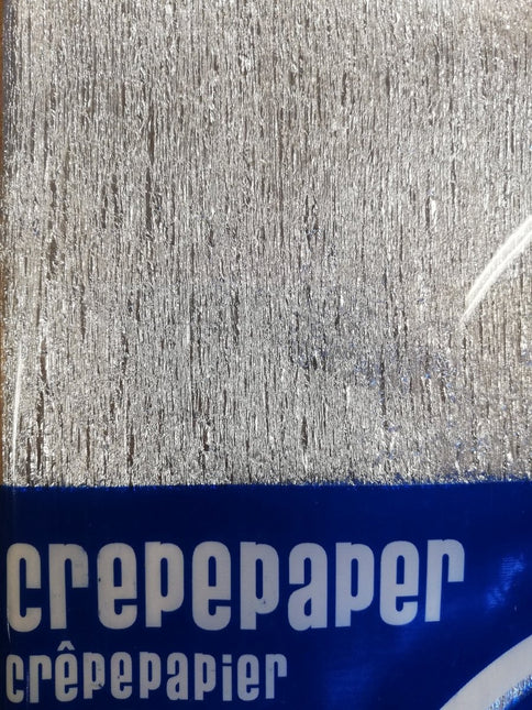 Papier krepowy srebrny 50 cm 2,5 m