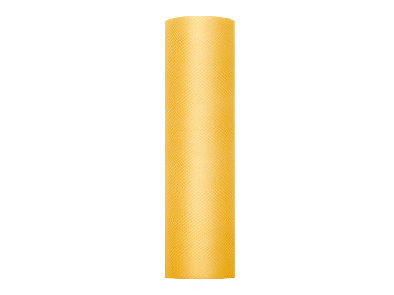 Rolka żółtego tiulu 30cm 50m
