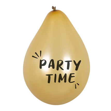 Balony Party Time dwustronne 25cm