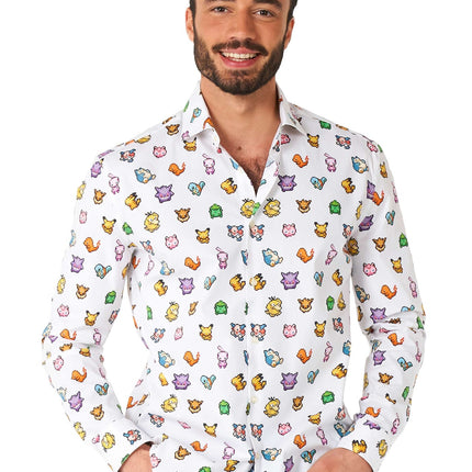 Pixel Pokémon Shirt Men <tc>OppoSuits</tc>