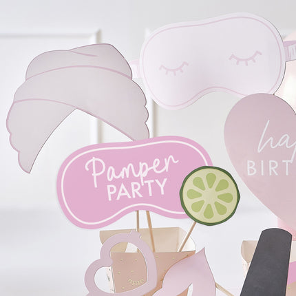 Pamper Party Fotobudka Rekwizyty 10szt