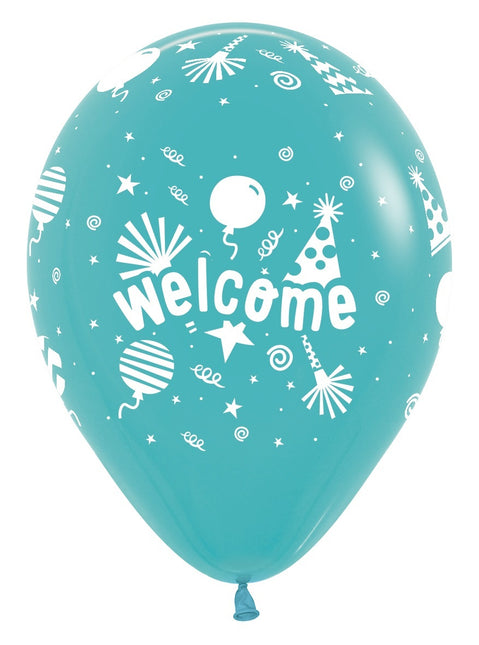 Balony Welcome Fashion Solid Mix 30cm 25szt