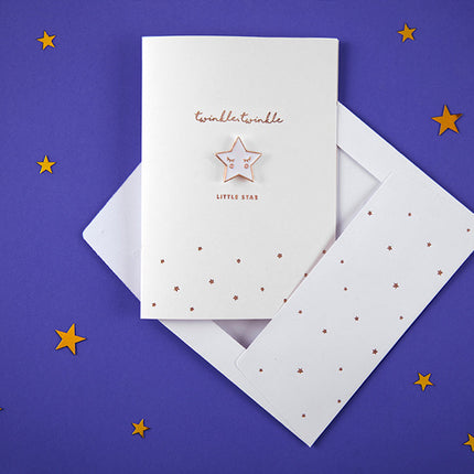Kartka okolicznościowa Twinkle Little Star 14,8 cm