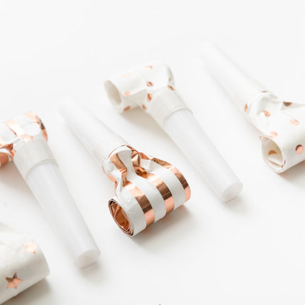 Języczki do rolek Rose Gold 6szt