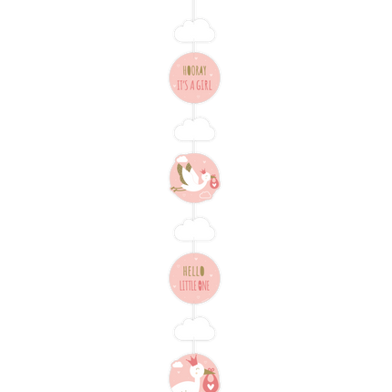 Dekoracja wisząca Newborn Baby Girl 120cm