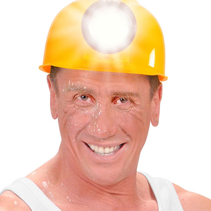 Kask budowlany z oświetleniem