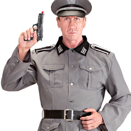 Szary sztuczny pistolet 19 cm