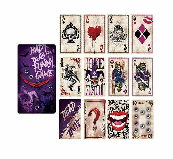Halloweenowa gra karciana Joker 20 cm