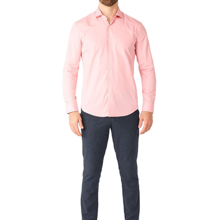Jasnoróżowa koszula męska <tc>OppoSuits</tc>