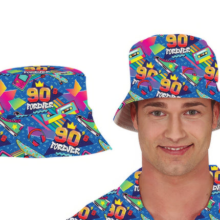 Kapelusz niebieski 90'S