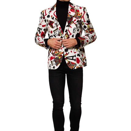 Casino Playing Cards Blazer Men <tc>OppoSuits</tc>