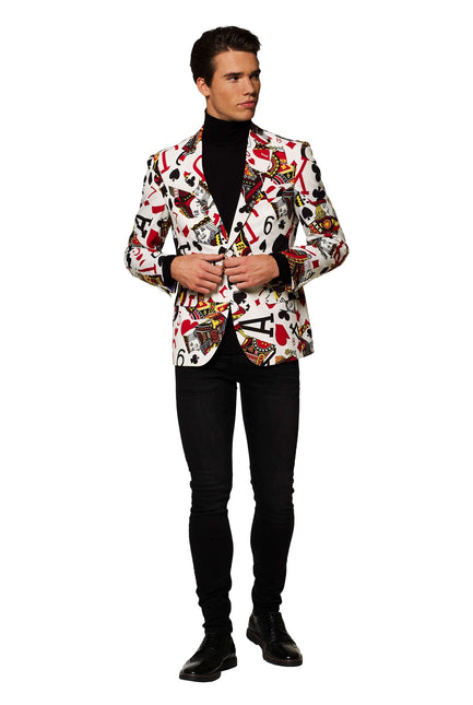 Casino Playing Cards Blazer Men <tc>OppoSuits</tc>