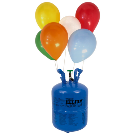 Zbiornik z helem na 300 balonów