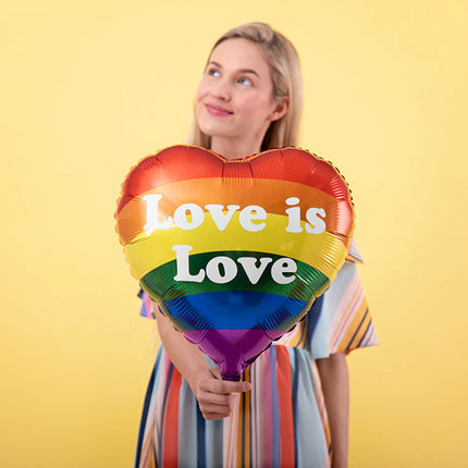 Balon helowy Love Is Love pusty 35cm