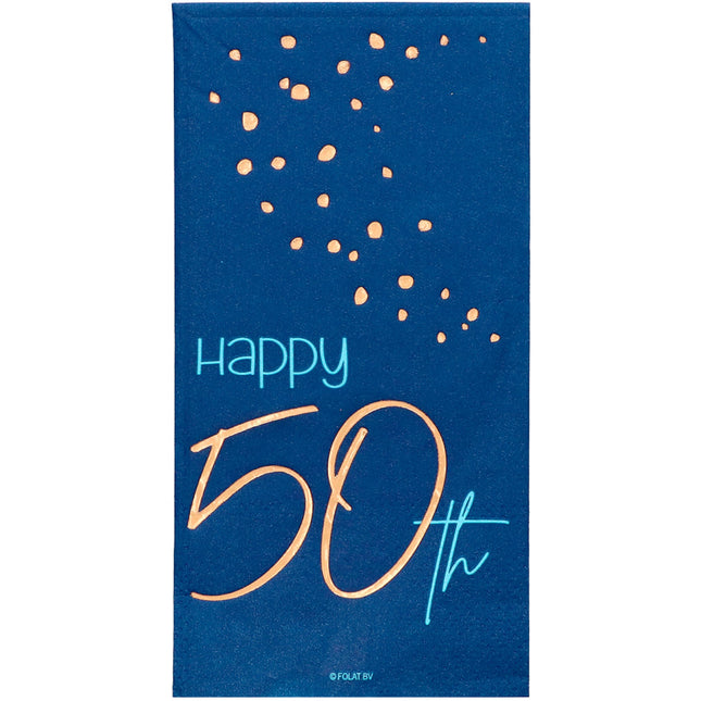 Serwetki 50 Years Blue 33cm 10szt