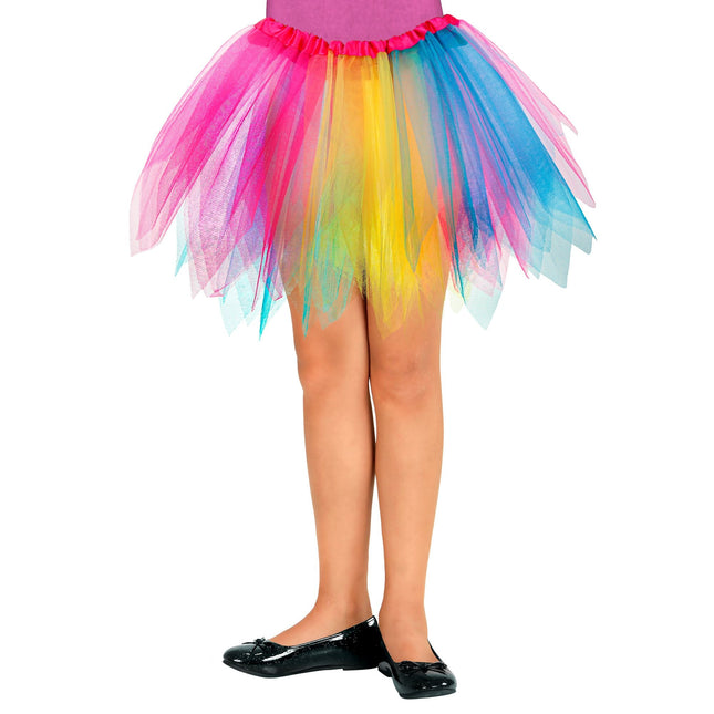 Kolorowa Tutu Dziewczynka 40cm