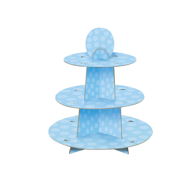Babeczka Etagere Dots Blue 34cm