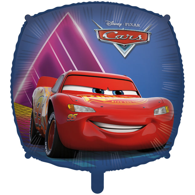 Balon helowy Cars kwadrat pusty 46 cm