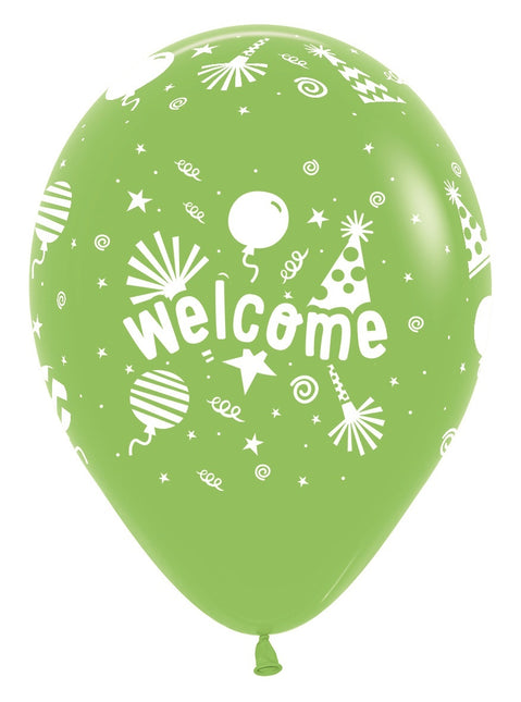 Balony Welcome Fashion Solid Mix 30cm 25szt
