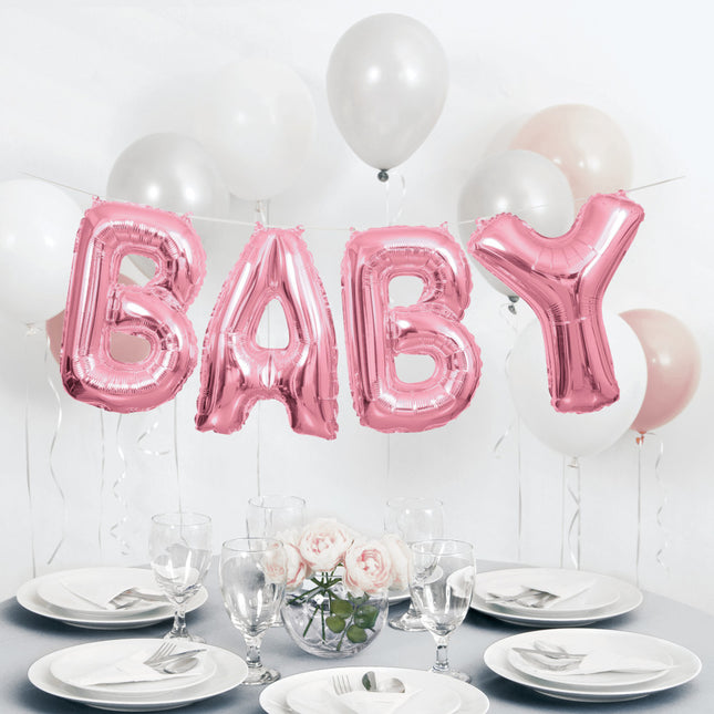 Balon foliowy Baby Pink 35 cm