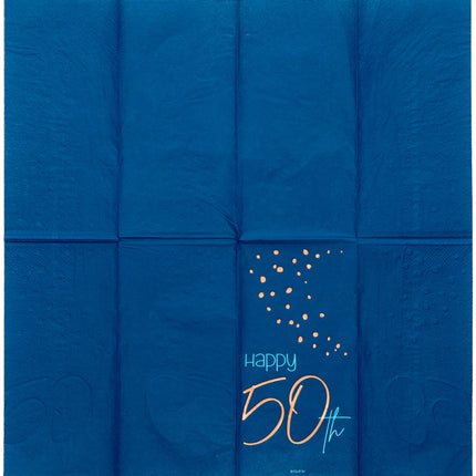 Serwetki 50 Years Blue 33cm 10szt