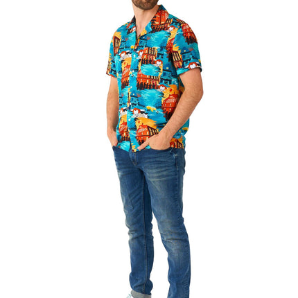 Koszula męska IT z krótkim rękawem <tc>OppoSuits</tc>