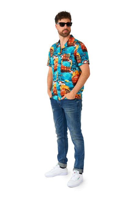 Koszula męska IT z krótkim rękawem <tc>OppoSuits</tc>