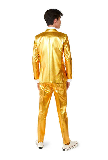 Nastolatek w złotym kombinezonie <tc>OppoSuits</tc>